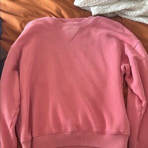 American Eagle Outfitters Pink Crew Neck Sweater